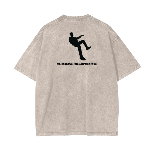 PSYVERT Acid Wash Oversized T-Shirt – Mercury Dust