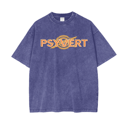 Violet Night – Acid Wash Oversized Tee