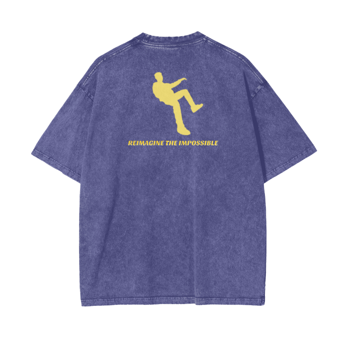 Violet Night – Acid Wash Oversized Tee