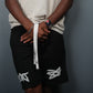 OBSIDIAN STATIC-Men's Graffiti Style Shorts