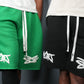 OBSIDIAN STATIC-Men's Graffiti Style Shorts