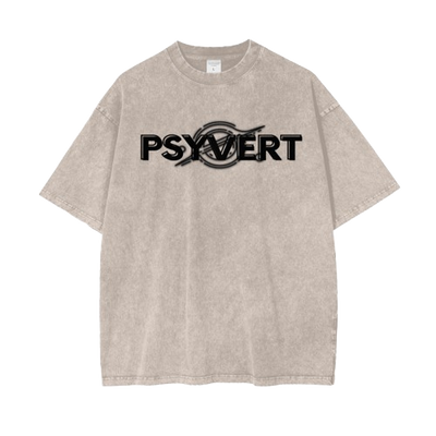 PSYVERT Acid Wash Oversized T-Shirt – Mercury Dust
