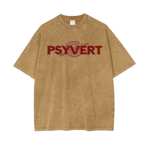 PSYVERT Acid Wash Oversized T-Shirt – Venus Wind