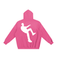 PSYVERT Sunfade Fleeced Hoodie Pink & White